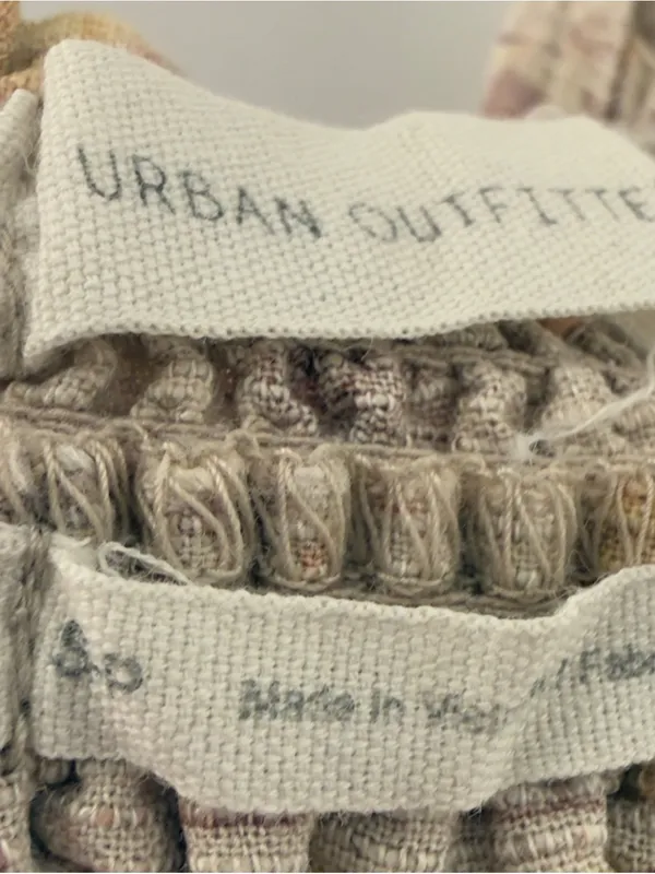 Urban Outfitters UO Sweet On You Postcards Print Mini Dress Size Small S Retro - Image 3