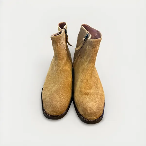 FRANCO SARTO Womens 7 Malina Suede Ankle Boot in Whiskey Brown‎ NEW - Image 3