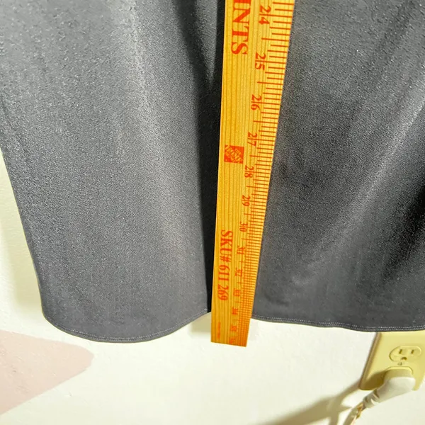 Abercrombie & Fitch Maxi Skirt Medium Petite Black Vacation Beach Cruise‎ - Image 6