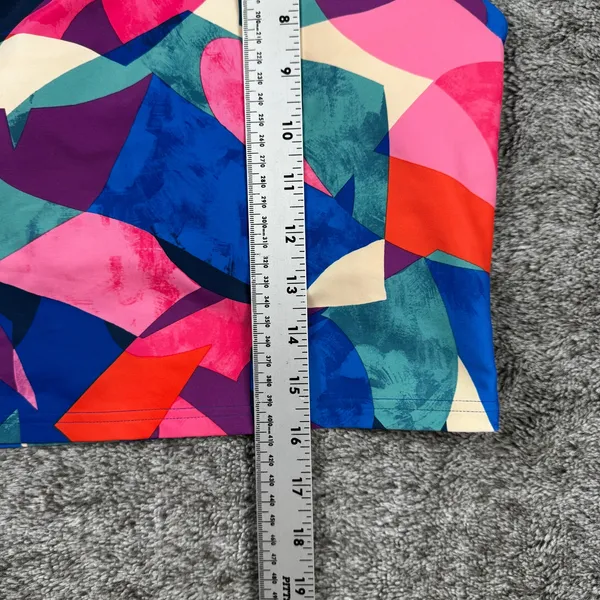 Old Navy Activewear Set Women's Small/Medium Blue Geometric - Image 7