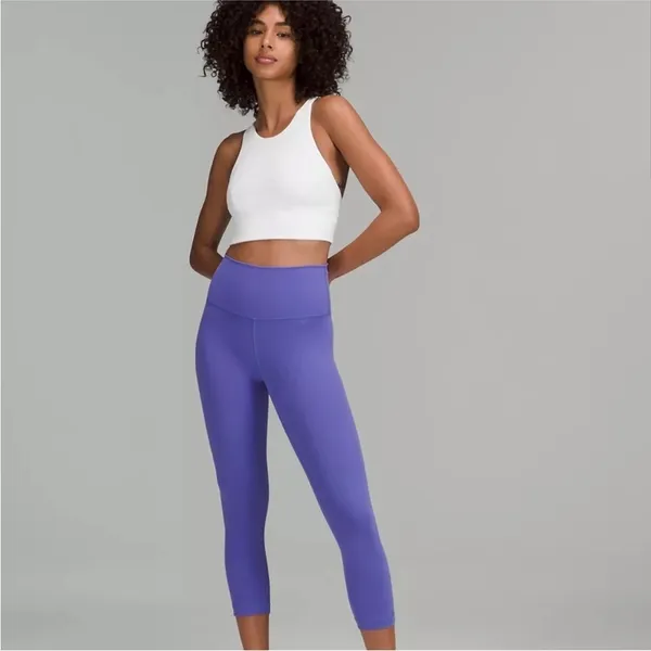 Lululemon Ebb to Train White Racerback Bra 6 -flawed - Image 3