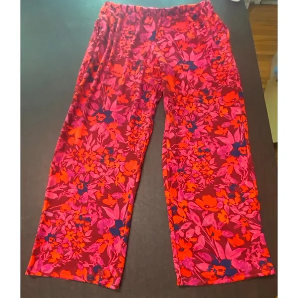NWT Pioneer Woman Floral Pajama Set L 12-14 Wide Leg Soft Lounge Pockets Cozy - Image 5
