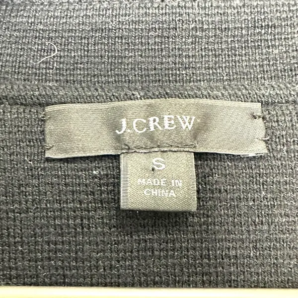 J. Crew Black Sophie Open-Front Sweater-Blaze Size Small - Image 3