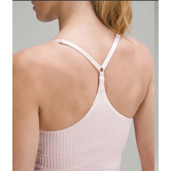 Lululemon | Women's | Athletic | Strappy Seamless Yoga Shelf Tank | Pink | 4 - Image 2