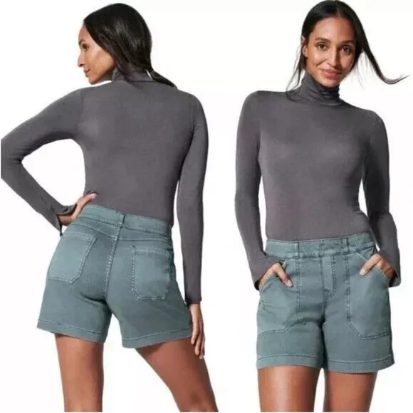 Spanx 20318R Stretch Twill Shorts S - Image 2