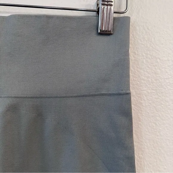 Cuyana Stretch‎ High Waist Leggings Size S / M Steel Gray Active Yoga - Image 5