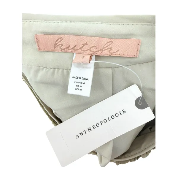 Hutch Anthropologie Champagne Gold Sequin Pencil Skirt 4 NWT New Year Eve Party - Image 5