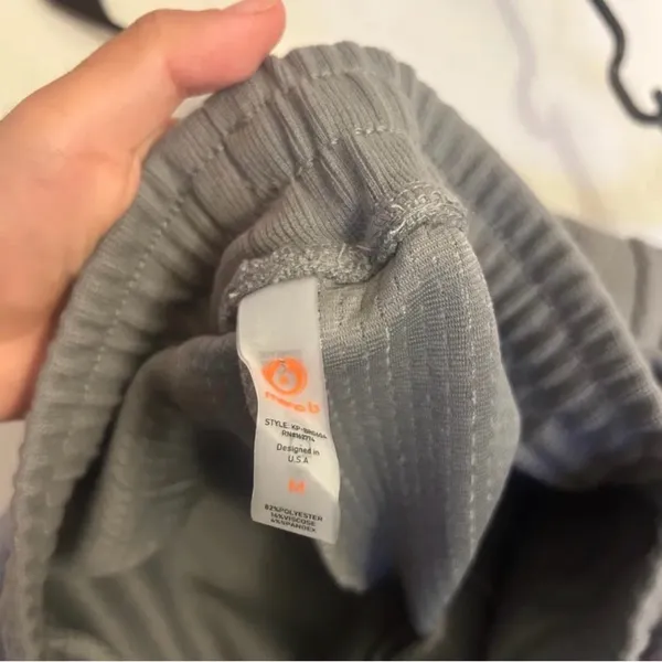 Mono B Women's Gray Sweat Set Size M - Image 5