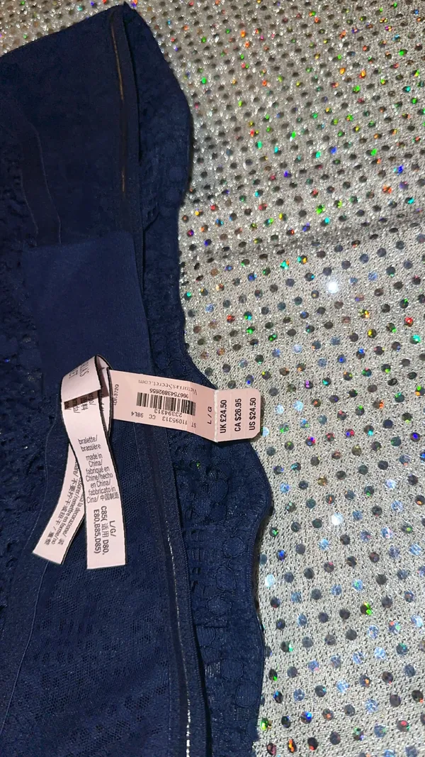 Victoria's Secret Bralette Lace NWT lg - Image 5