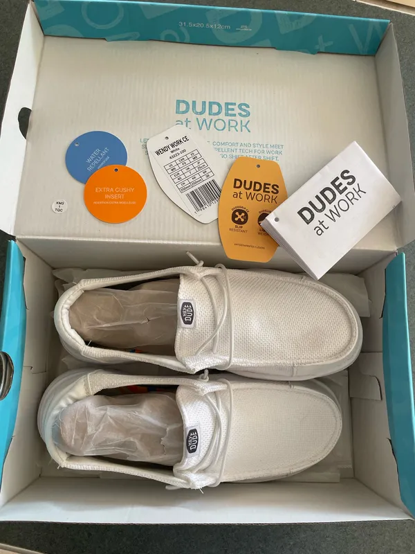 Hey Dude Work Wally CE Slip Resistant Shoes - Image 5