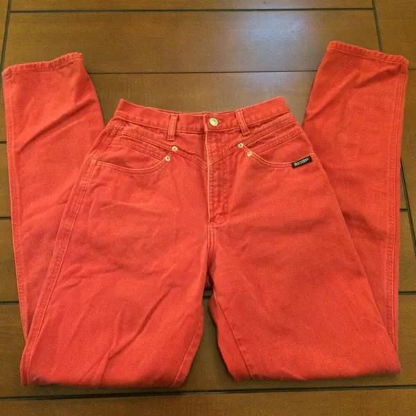 Vintage Rocky Mountain faded red jeans 9/29 - Image 4