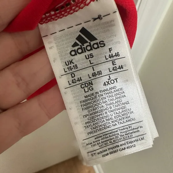 Adidas x NC State | NWT Woman's Wolfpack Red Tuffy Logo Quarter Zip Pullover, L - Image 9