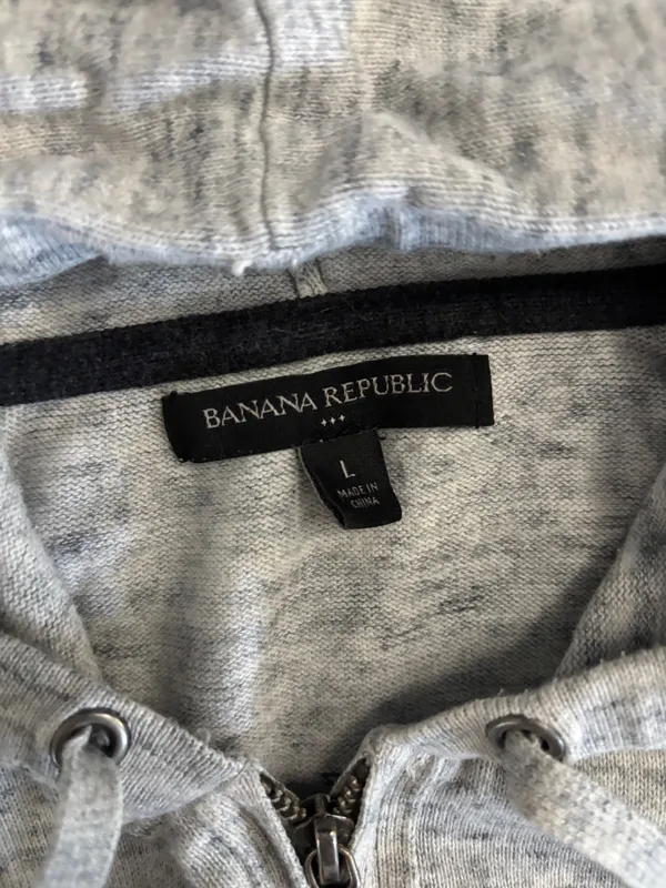 Banana Republic men’s zip up hoodie - Image 2