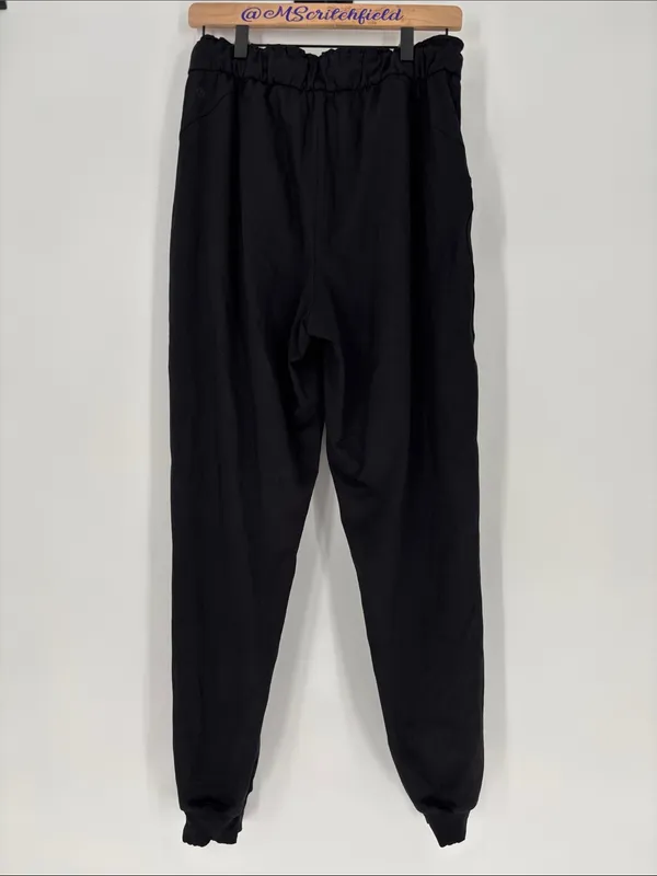 Lululemon black drawstring joggers pants 8 - Image 4