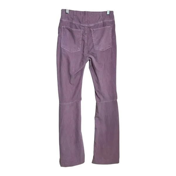 We The Free Corduroy Flare‎ Pants Lilac Purple Size 27 High Rise Zipper - Image 2