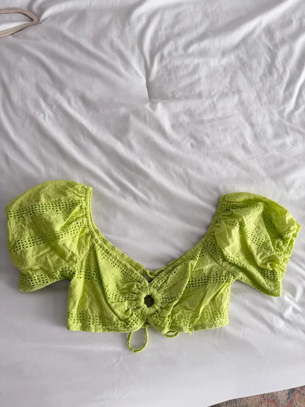 Wild Fable Green Crop Top - Image 2