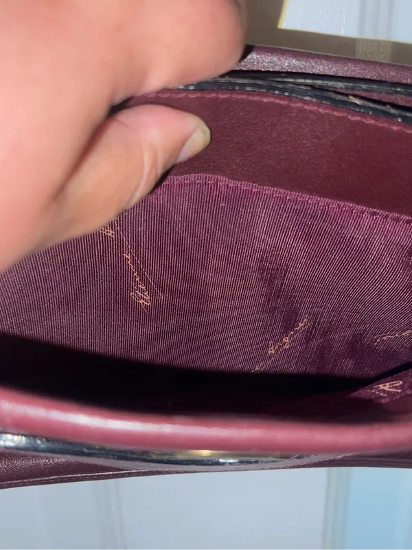 Leather Crossbody Shoulder Bag in Dark Brown - Image 4