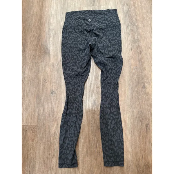 Lululemon‎ Align High-Rise Pant 25" Leoflage Black Multi Size 8 LW5CQDS - Image 2