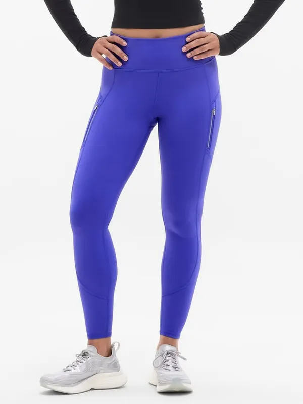 New Athleta 2X Plus Rainier Leggings Borealis Blue/Purple - Image 3