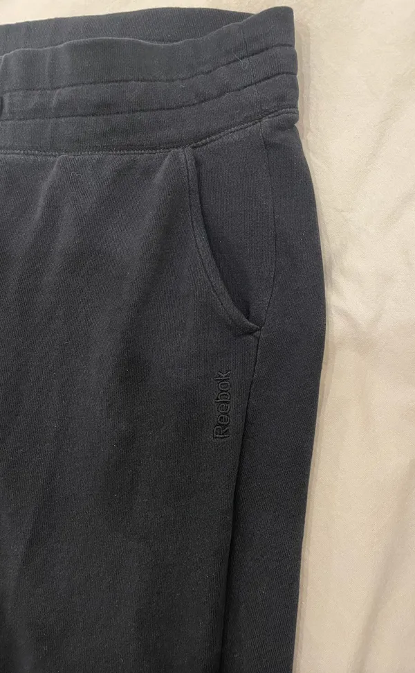 Reebok Black Joggers - Image 2