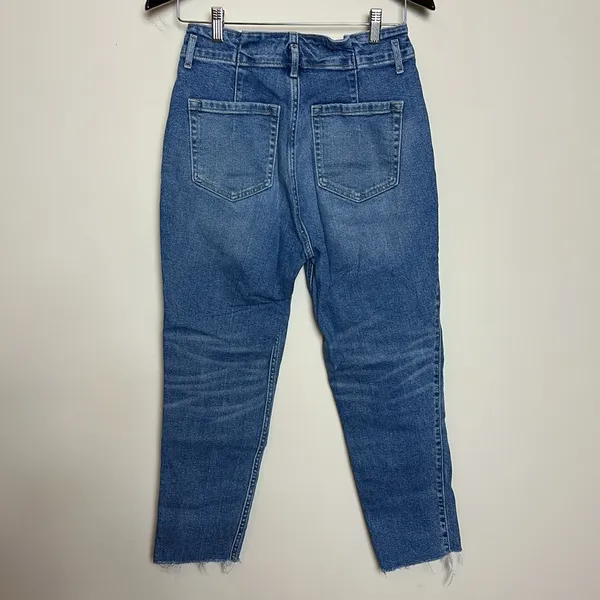 Hollister Curvy Ultra High-Rise Paper‎ Bag Mom Jeans Size 26 - Image 6