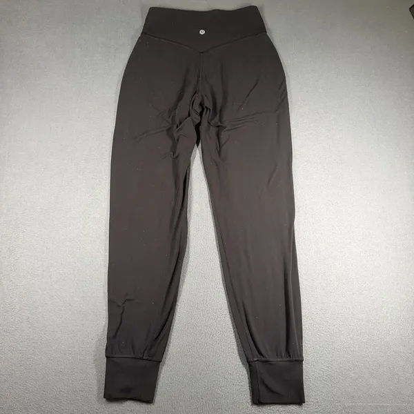 Lululemon Align Jogger Pants Women 4 Black High Rise Pockets Tapered Leg LW5DH6S - Image 7