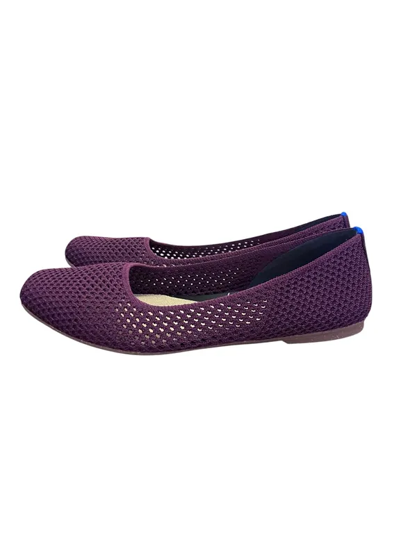 Rothy's Women's The Max Square Plum Mesh Flats Size 11.5 NWOT‎ - Image 5
