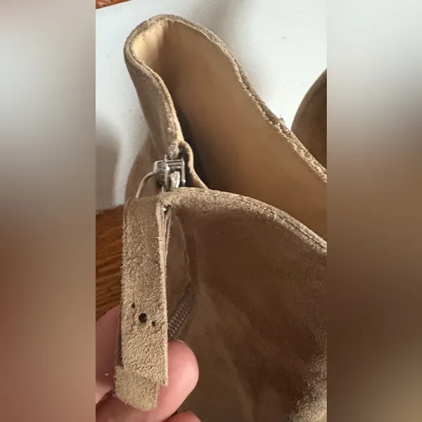 Paul Green Taupe Suede Ankle‎ Booties Size US 8 New Condition - Image 6