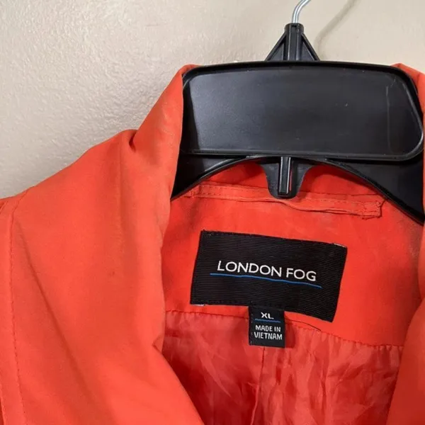 London Fog XL orange coat‎ - Image 3