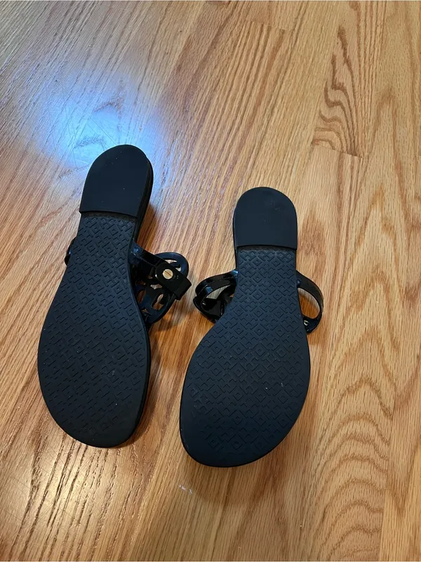 Tory Burch Miller Sandal Black Patent 8.5 - Image 6