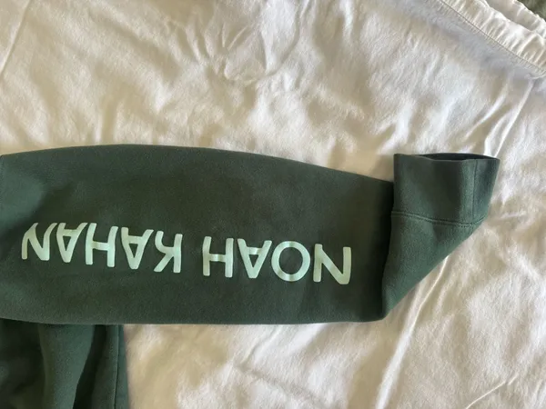 Noah Kahan Trails Hoodie Green Size M - Image 7