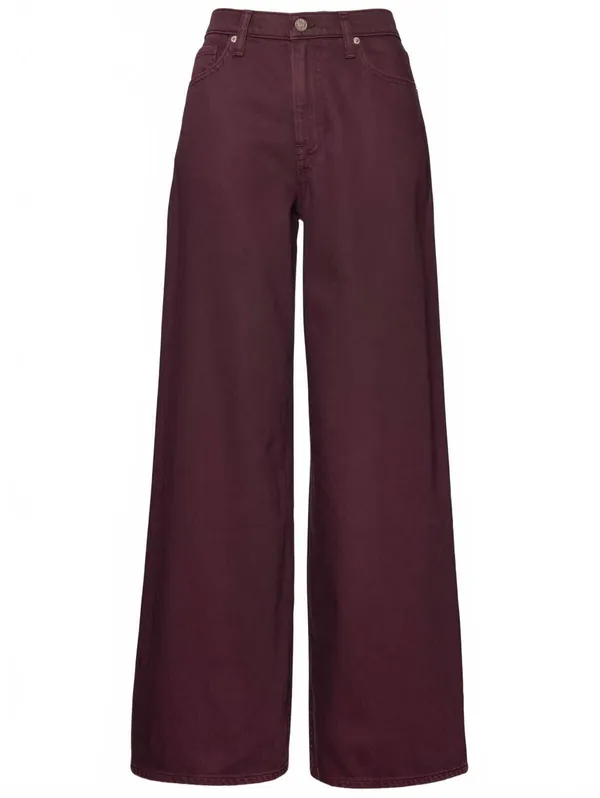 Gap Mid Rise UltraSoft Baggy Jeans NWT Bordeaux Purple 25R - Image 4