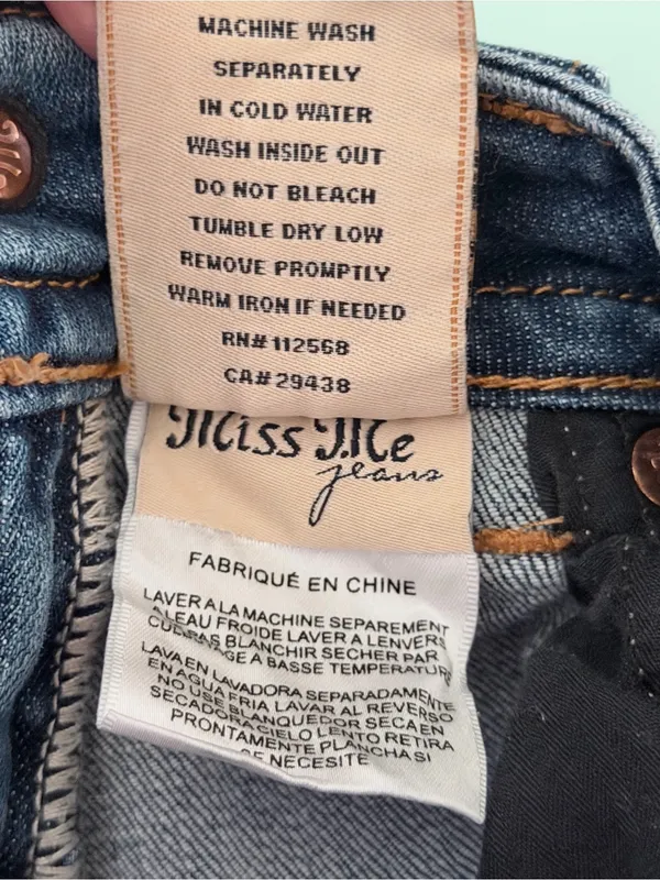 Miss Me Signature Skinny Jeans Size 25 Distressed Stretch Denim - Image 7