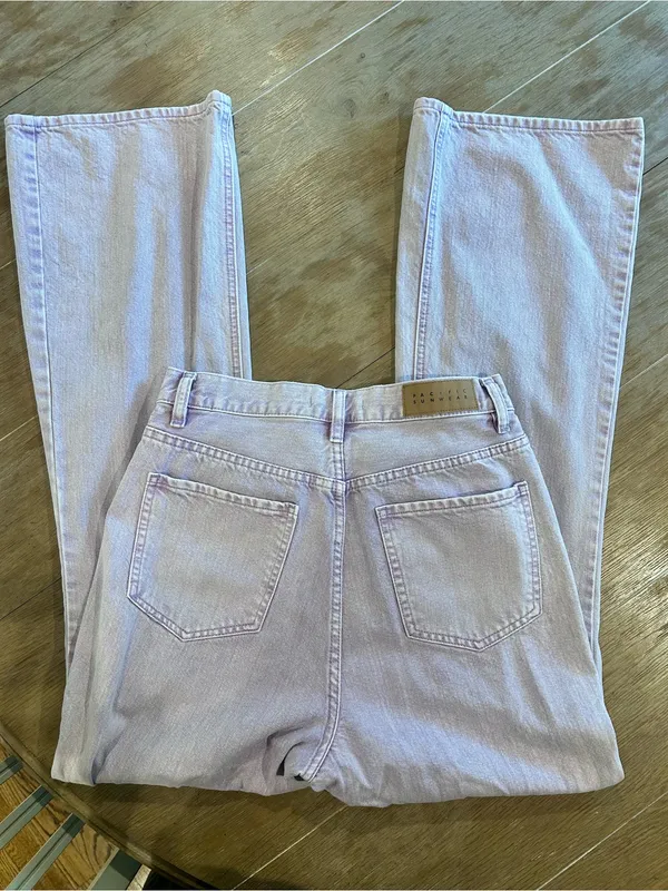 PacSun Lavender Pastel High-Rise Bootcut Jeans, 29 - Image 2