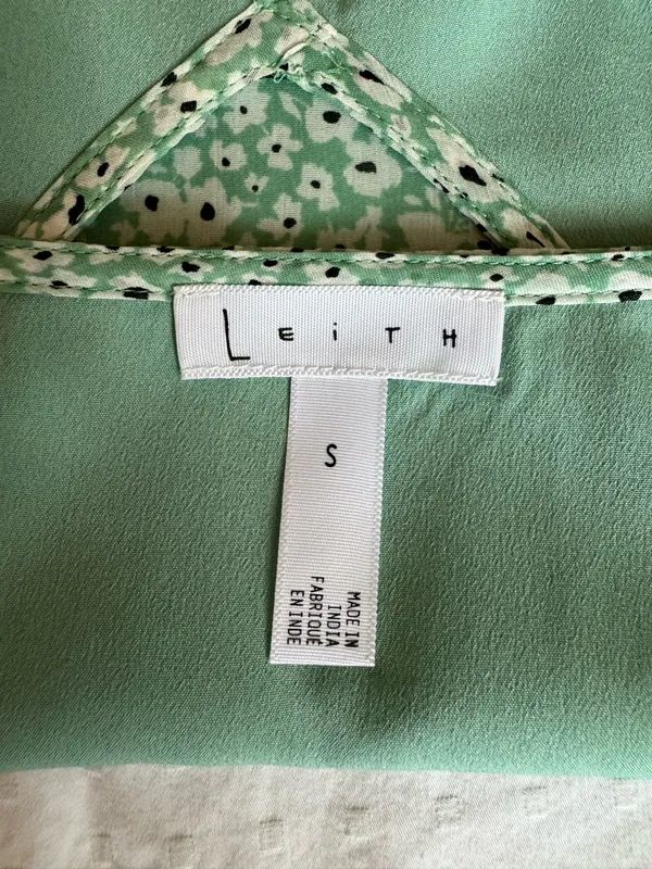 Mint green floral dress Leith - Image 7