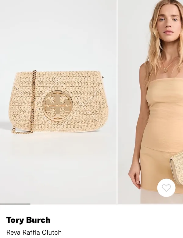 Tory Burch raffia bag - Image 2