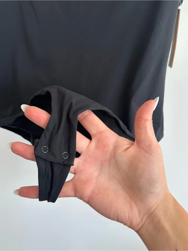NWT Skims Fits Everybody Square Neck Bodysuit in Onyx - Image 7