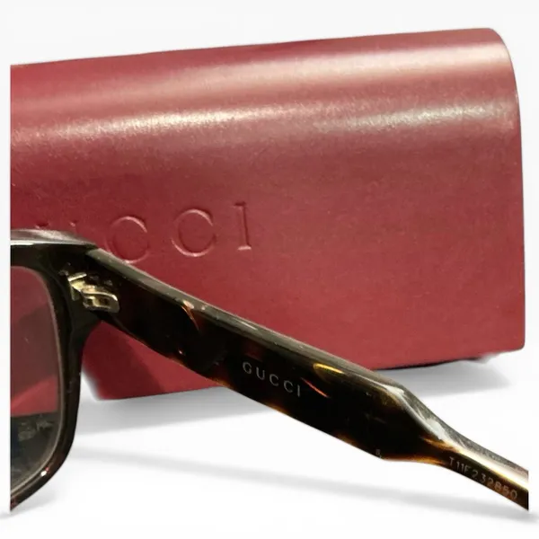 GUCCI GG1775O GG 1775O 002 Tortoise Frame Glasses Eyeglasses 54-18-140 with Case - Image 7