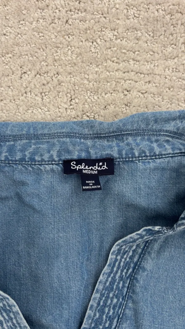splendid denim top - Image 2