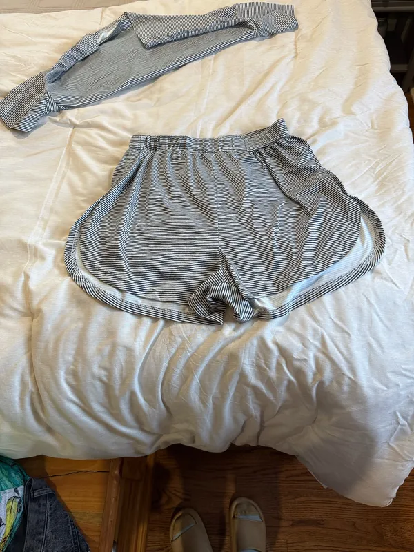 SheIn Striped loungewear set - Image 5