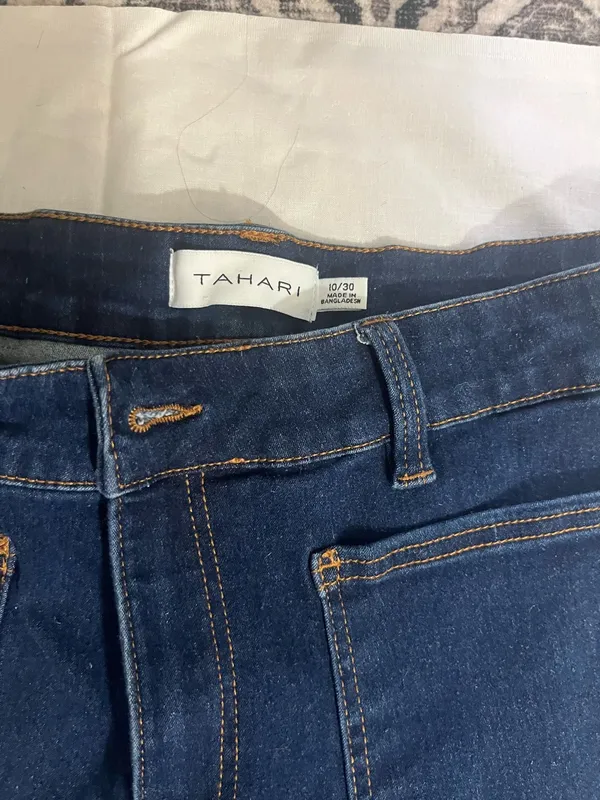 Tahari women’s straight jeans size 10 - Image 2