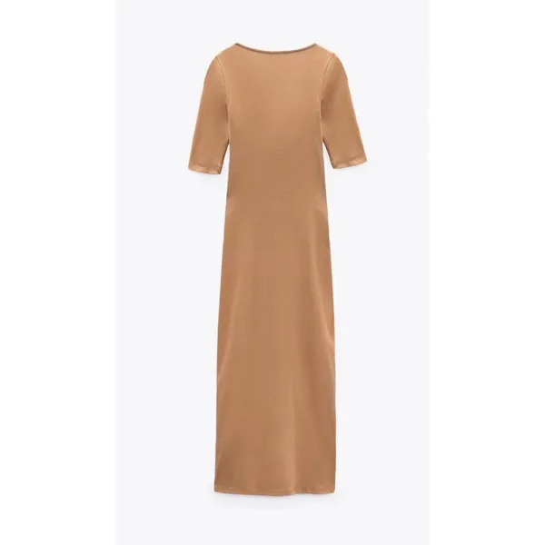NWT Zara ZARA SIDE DRAPED DRESS Size s - Image 2