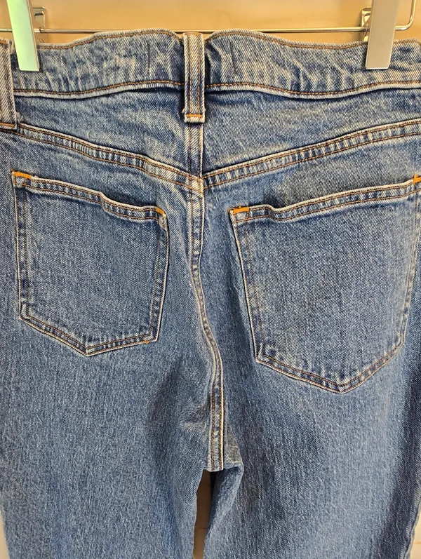 {29/8} Abercrombie & Fitch The Vintage Flare High Rise Dark Blue Jeans - Image 8