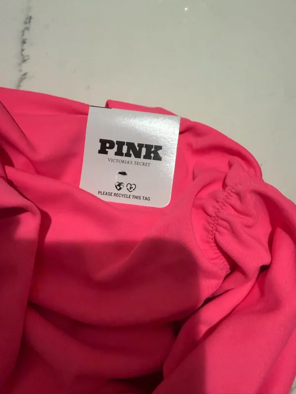Victoria's Secret PINK Relay Ruched Foldover Flare Leggings - Image 3