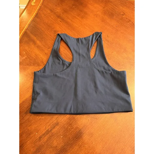 Paloma Racerback Bra by Girlfriend Collective Navy Blue Size L - Image 5