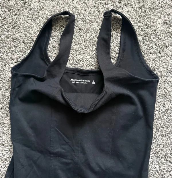 Abercrombie & Fitch Black Scoop Neck Bodysuit - Image 4