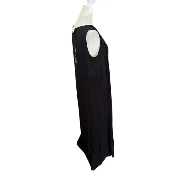 Beulah Style Black Pleated Sleeveless Maxi Dress NWT Size Small - Image 5
