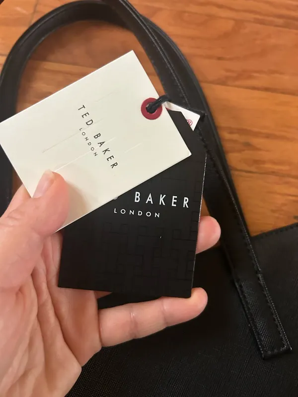 NWT Ted Baker Black Tote with matching card holder - Image 5