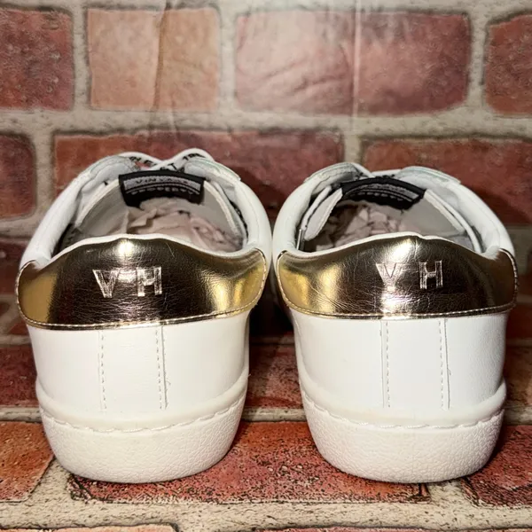 Pre-Owned Vintage Havana Grande Sneaker White Silver Star Size 6 Women Trendy - Image 6