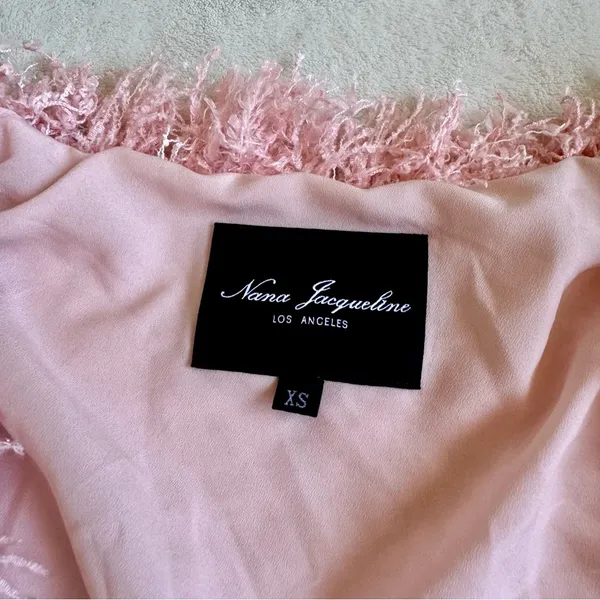 Nana Jacqueline Pink Blazer Size XS - Image 4